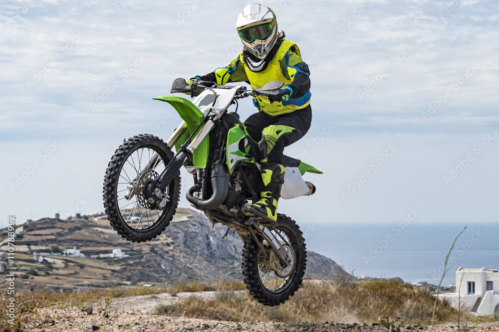 Naklejka premium Motocross