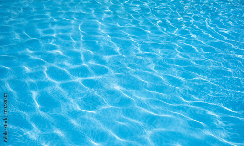 Ripple Water in swimming pool witn sun reflection