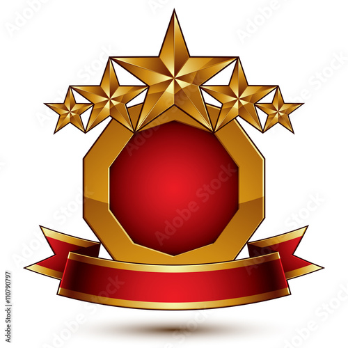 Vector glamorous round elem...