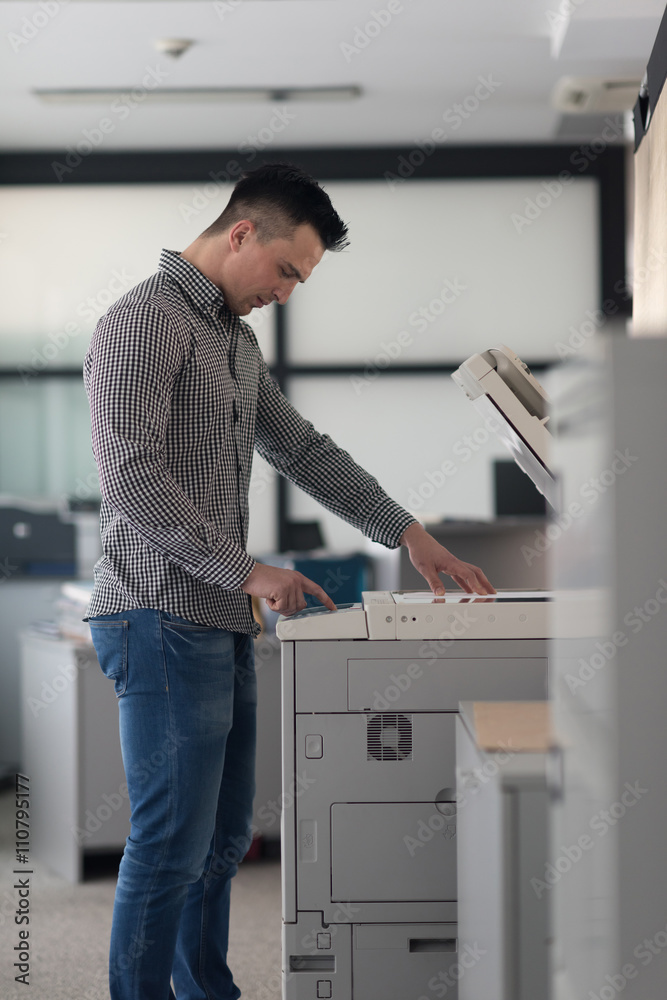 © .shock - young  business man copy documents