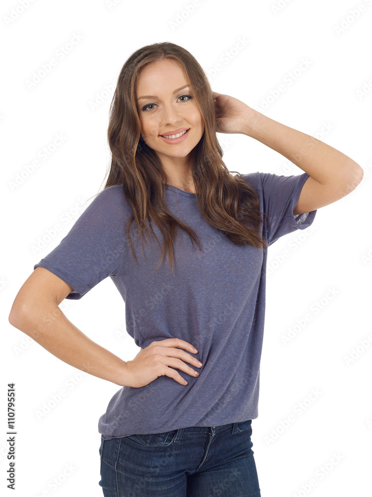 Fototapeta premium Teenager girl posing