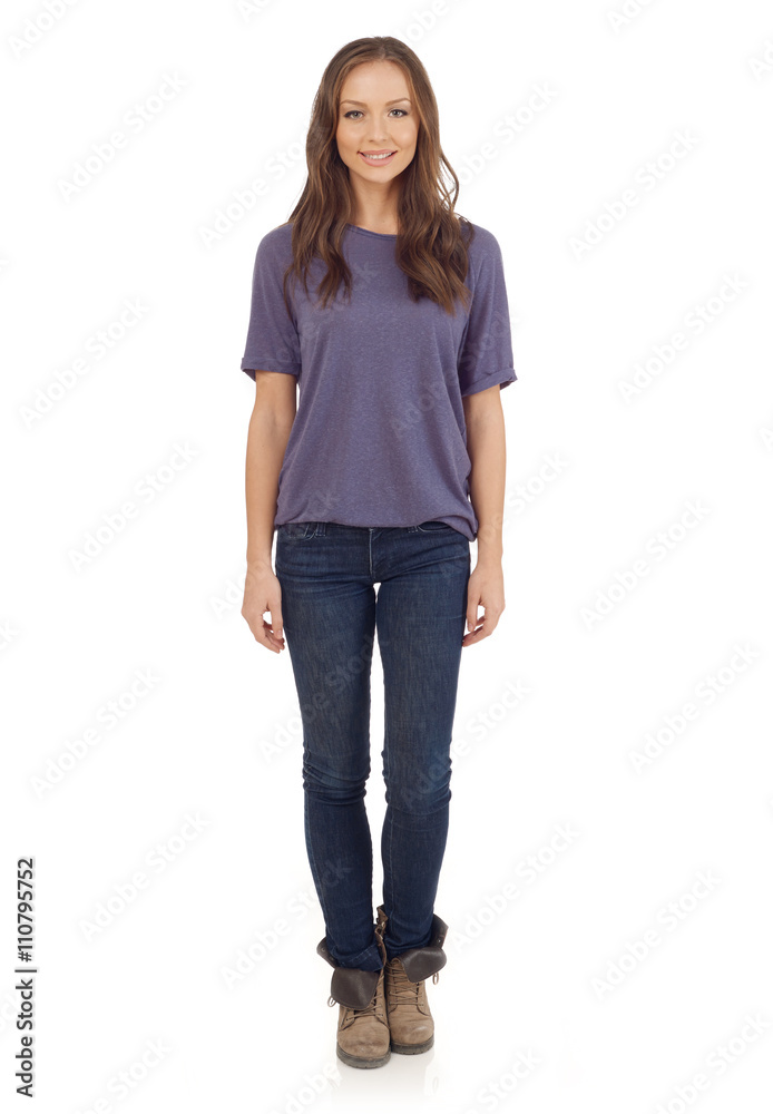 Obraz premium Teenager girl looking at camera