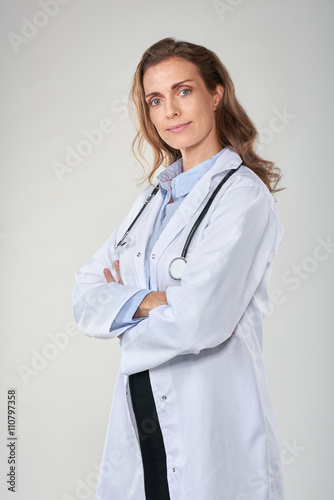 Woman doctor professional in uniform