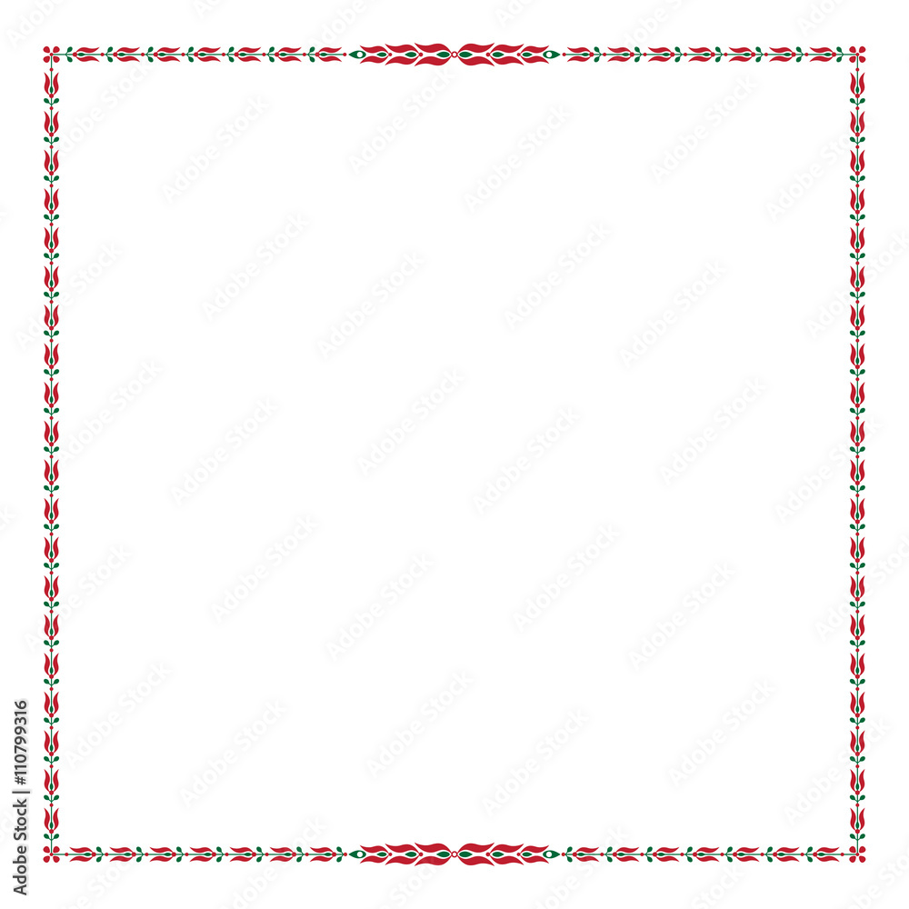 Square decorative frame. Square decorative frame.