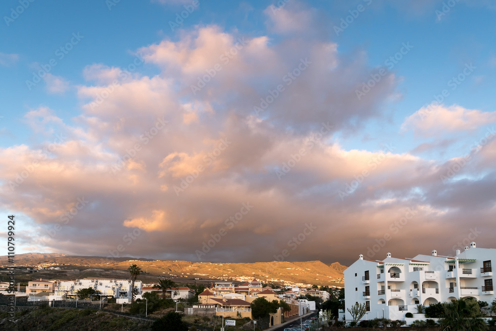 Sunset at Callao Salvaje.Santa Cruz de Tenerife Spain