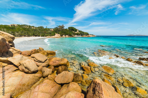 Fototapeta Naklejka Na Ścianę i Meble -  rocks in Capriccioli beach