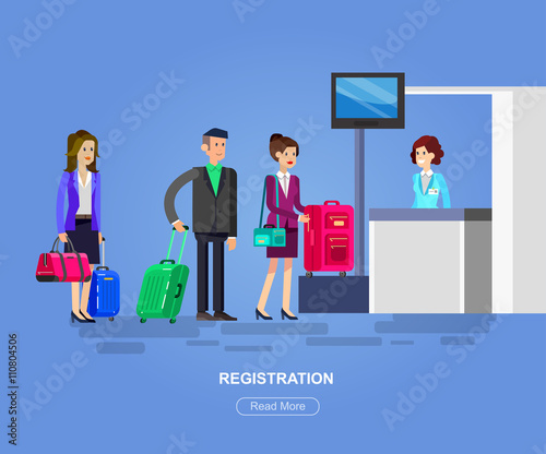 People in airport