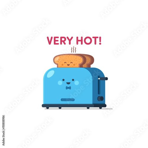 Toaster and bread