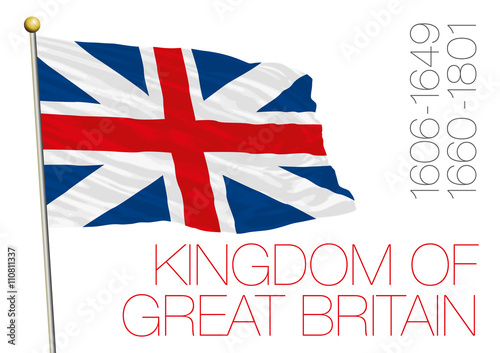 kingdom of great britain historical flag photo