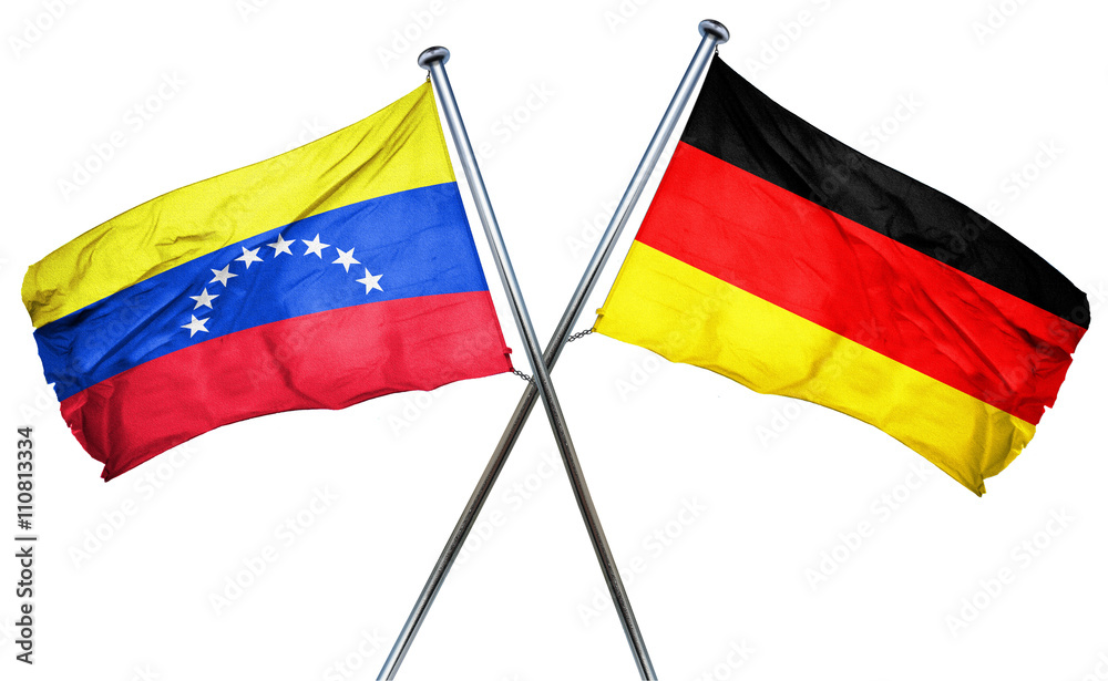 Venezuela flag  combined with germany flag