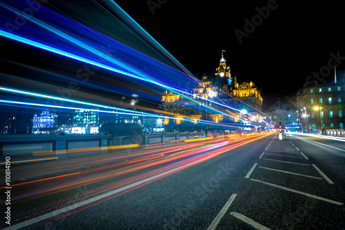 Edinburgh north bridge night