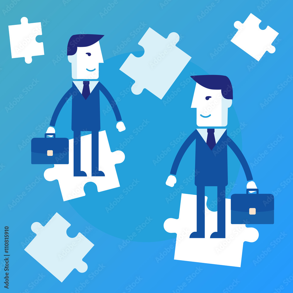 Business Solution. Business concept illustration eps 10 Business Solution. Business concept illustration eps 10
