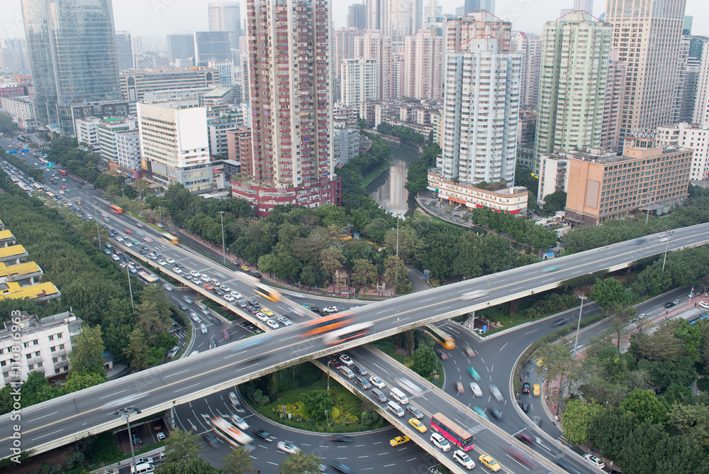 Fototapeta premium city traffic infrastructures