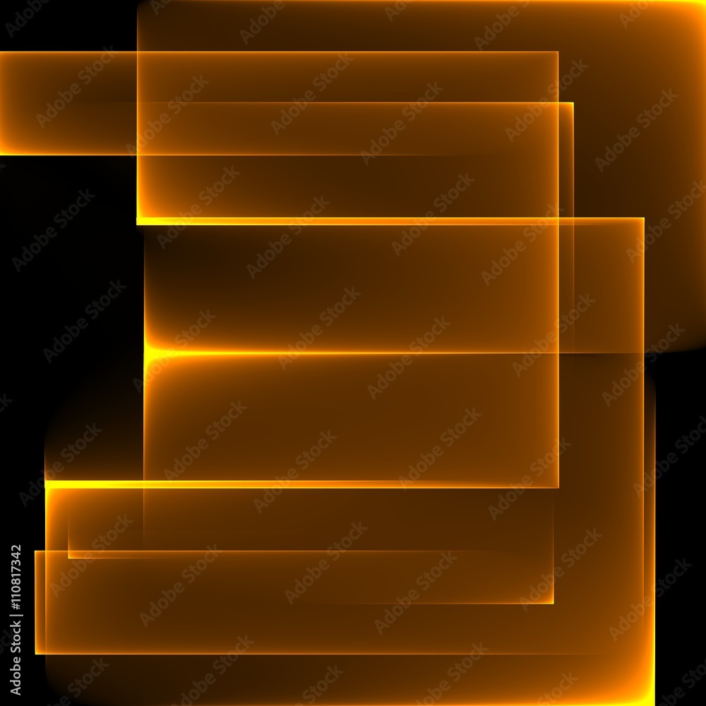 Abstract background. Bright yellow lines on the dark background. Geometric  pattern in yellow and dark brown colors. Digital art. Stock Illustration |  Adobe Stock