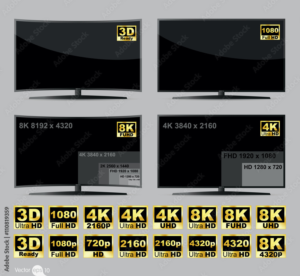 High definition digital television screen 