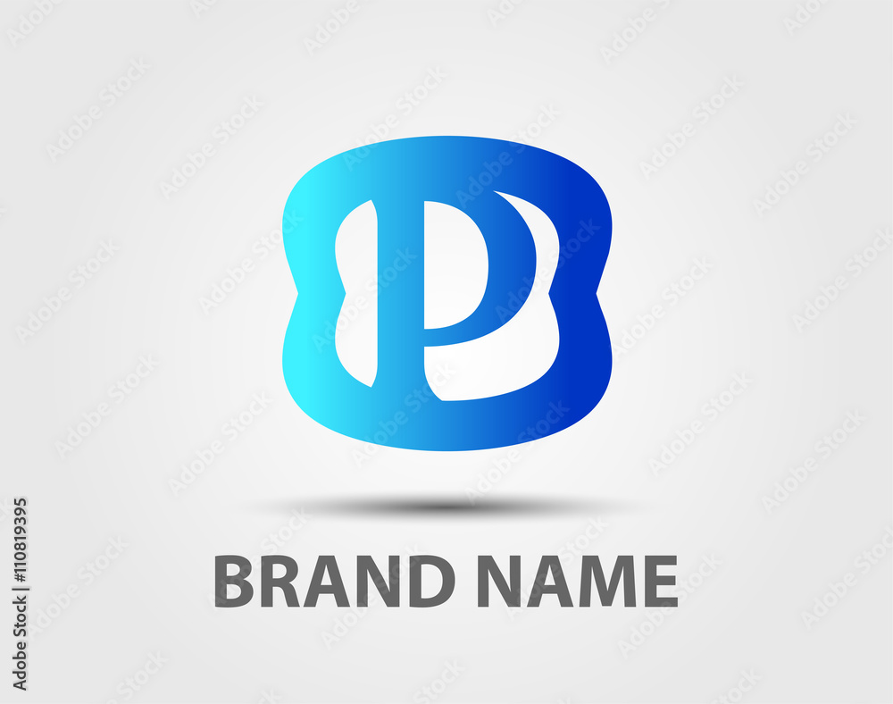 Letter P logo icon template elements
Letter P logo icon template elements