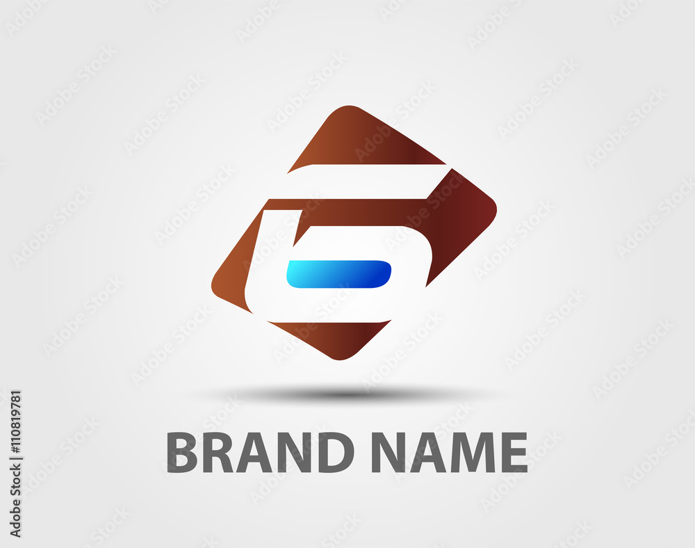 Abstract Number 6 logo Symbol
Abstract Number 6 logo Symbol