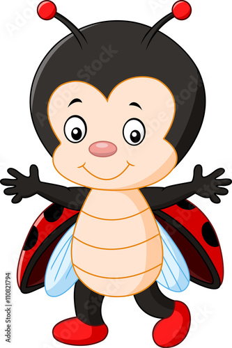 Cute ladybug cartoon