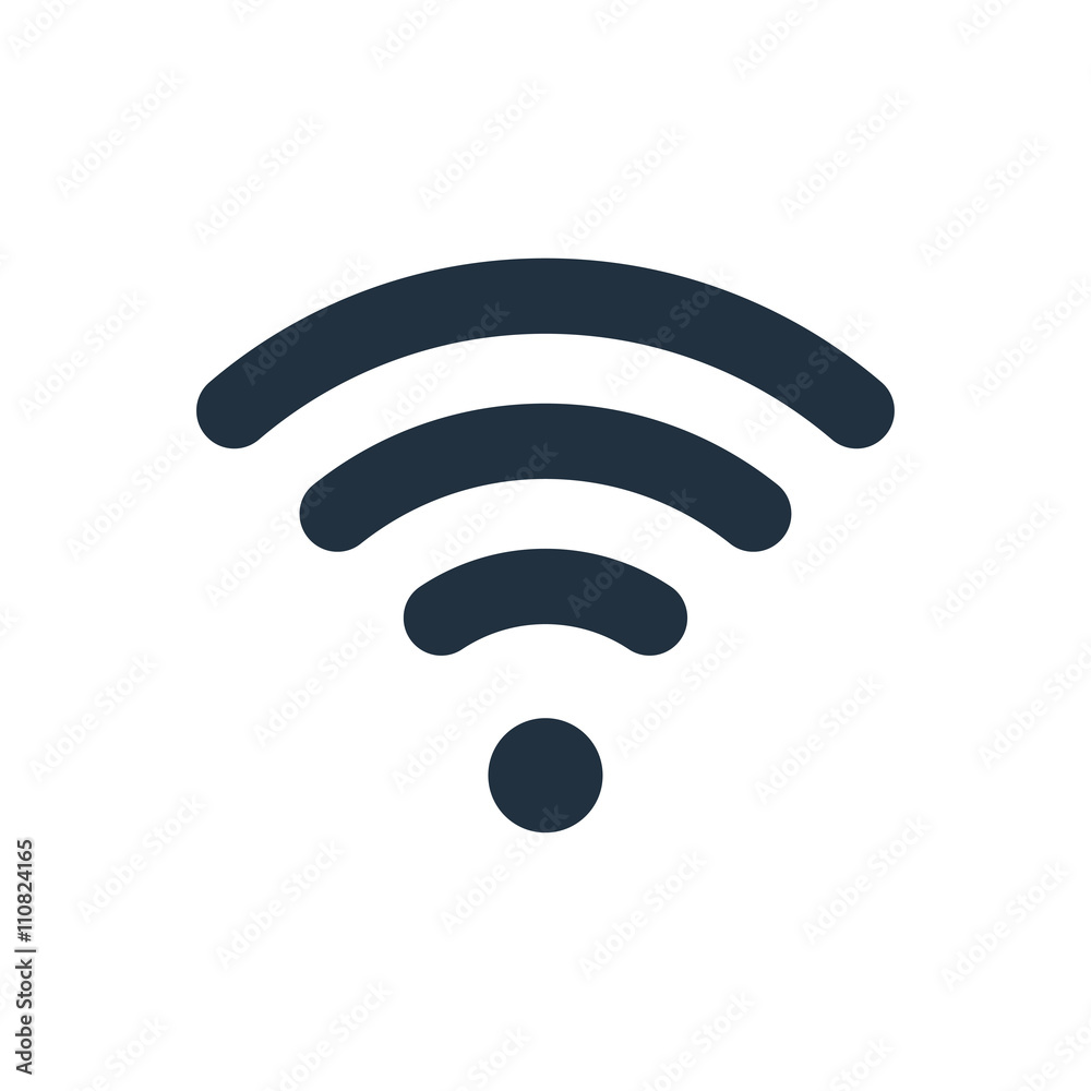 Wi Fi vector icon. Wi Fi vector icon.