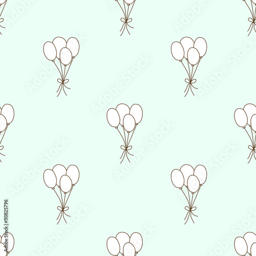 Seamless pattern balloon