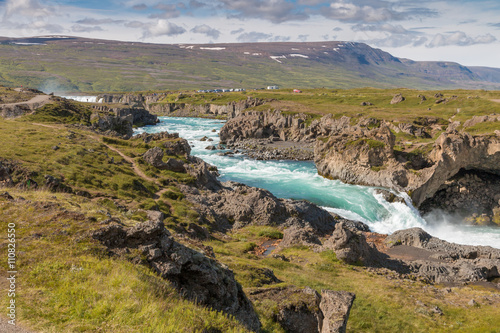 River and Geitafoss rapids photo