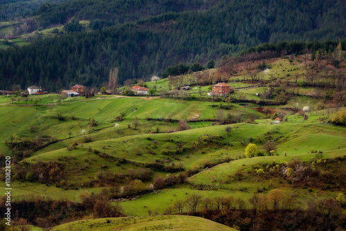 Borovitsa village in the spring  Eastern Rhodopes  Bulgaria