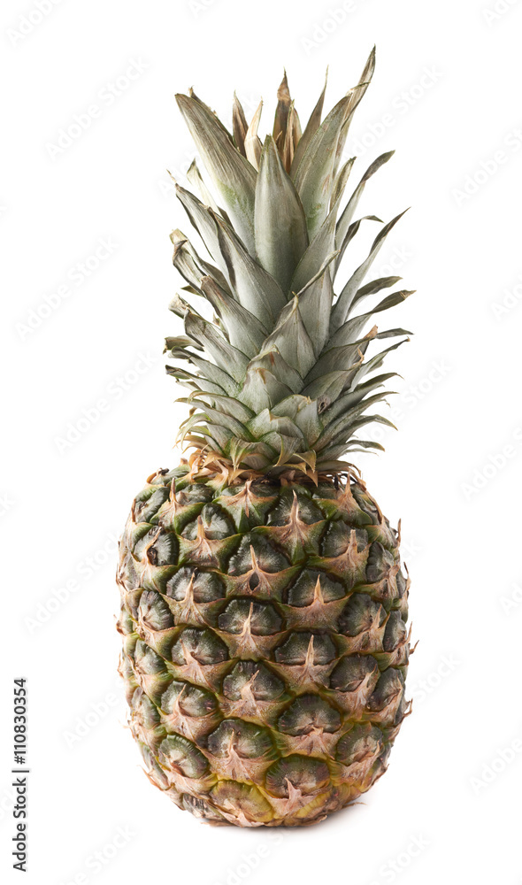 Whole pineapple isolated over white background Whole pineapple isolated over white background