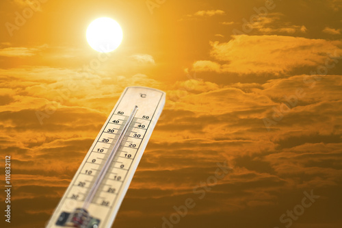 thermometer in the sky, the heat