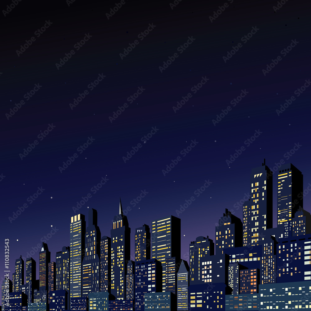 Fototapeta premium Abstract Modern Cityscape