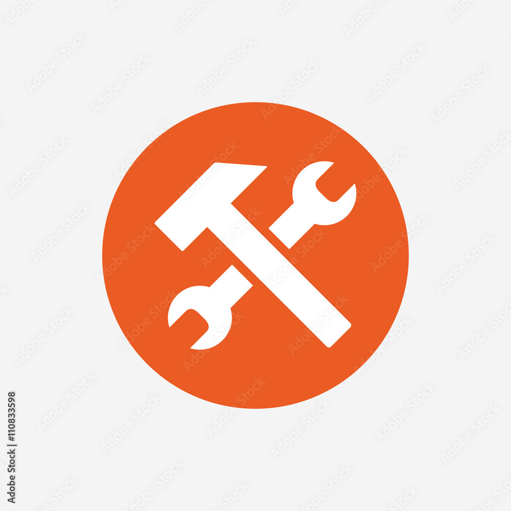 Repair tool sign icon. Service symbol. Repair tool sign icon. Service symbol.