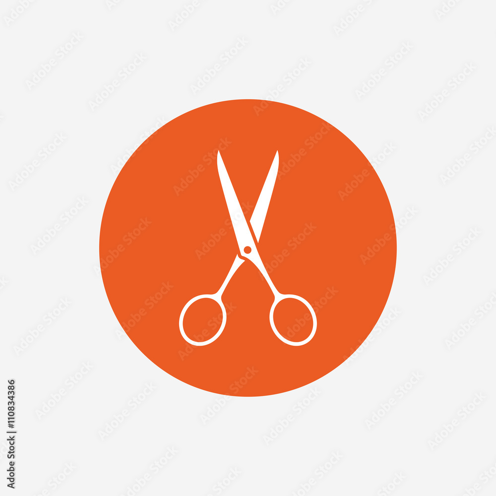 Scissors hairdresser sign icon. Tailor symbol. Scissors hairdresser sign icon. Tailor symbol.