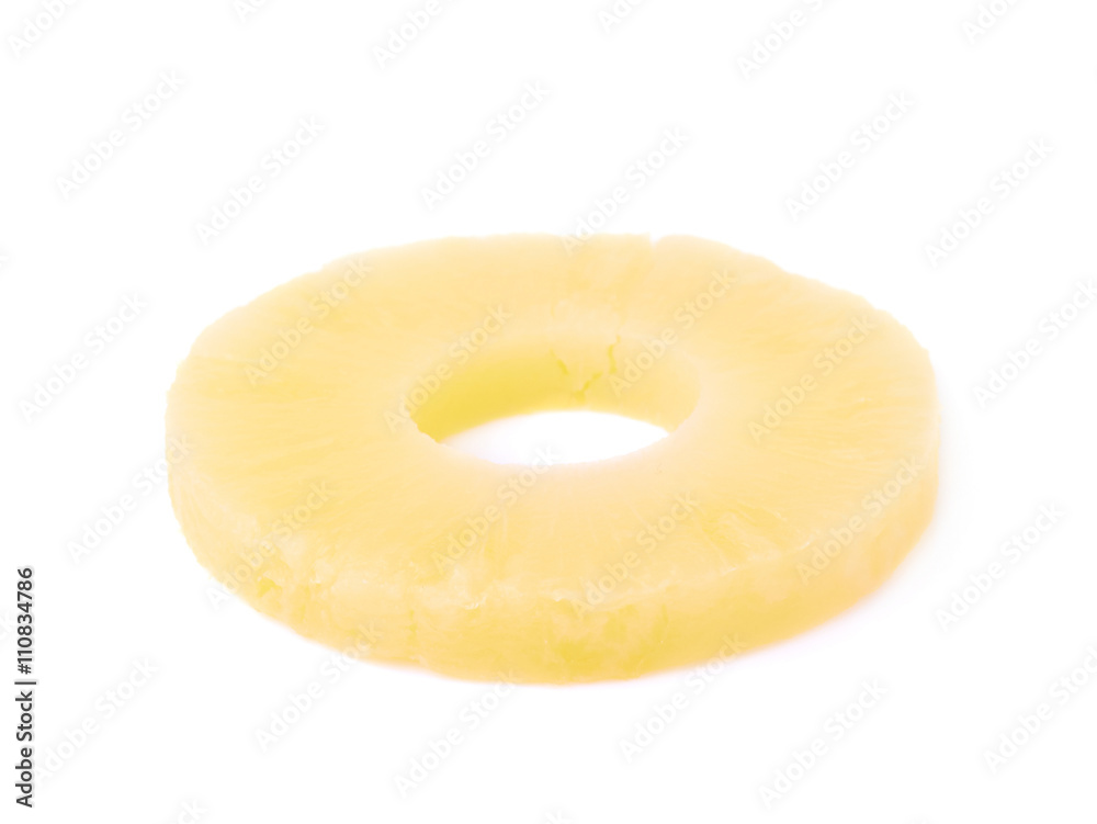 Canned pineapple isolated over white background Canned pineapple isolated over white background