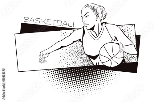Summer kinds of sports. Basketball