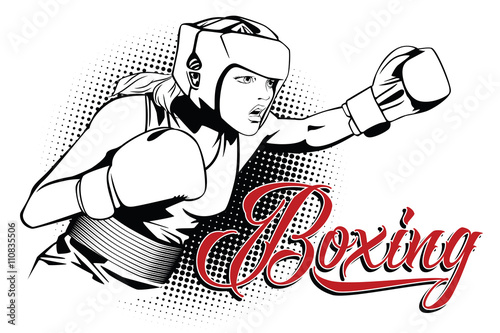 Summer kinds of sports. Boxing