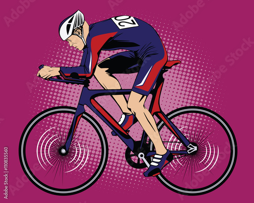 Summer kinds of sports. Cycling
