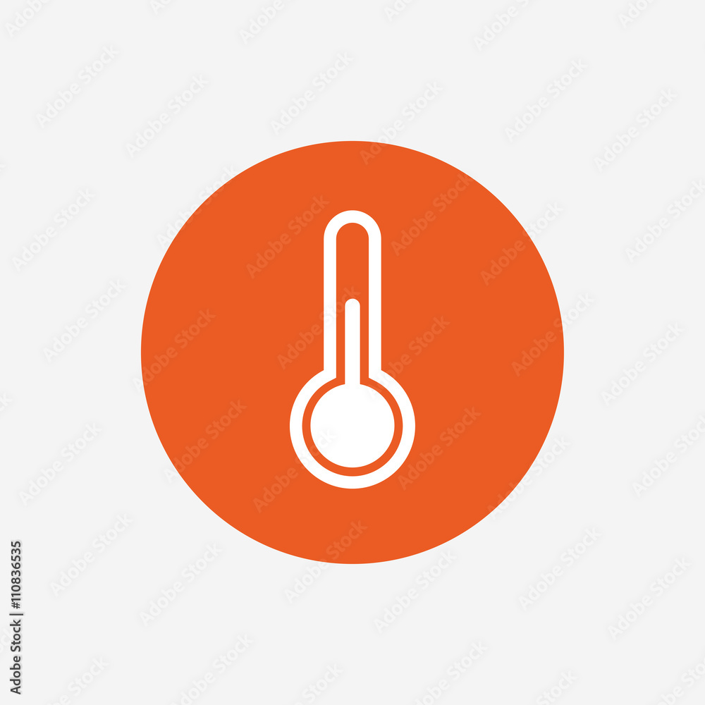Thermometer sign icon. Temperature symbol. Thermometer sign icon. Temperature symbol.