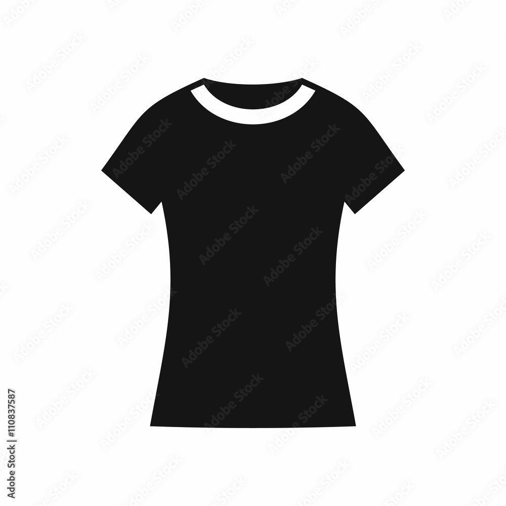 T shirt icon in simple style T shirt icon in simple style