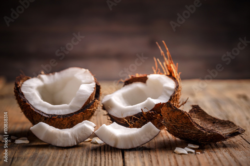 Vászonkép Fruits of coconut