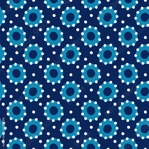 Dymkovo seamless pattern