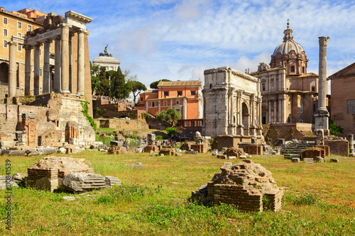 palatine ruins view © lorenzobovi