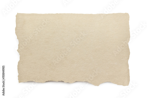 Torn Paper with Clipping Path