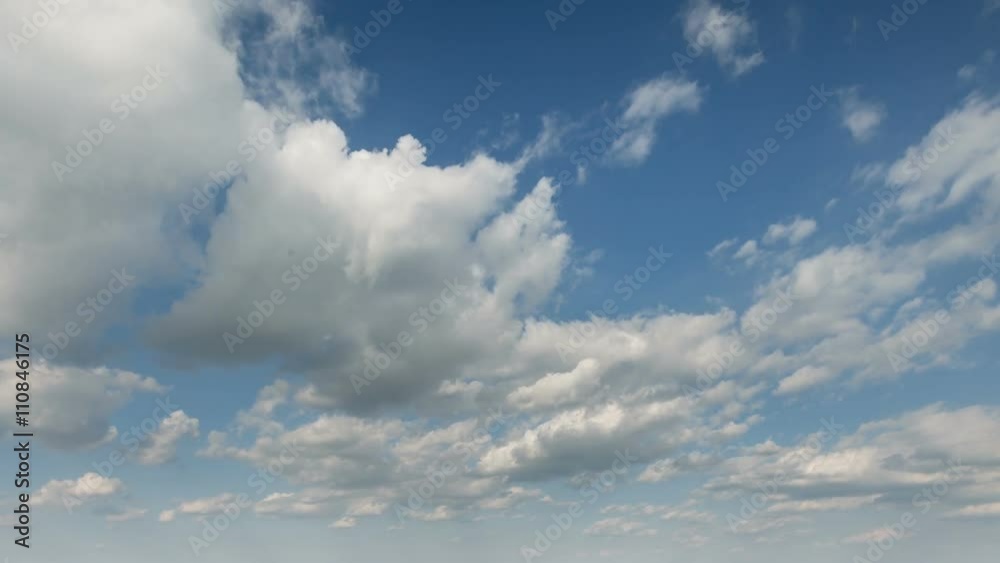 Russia, timelapse. The movement of clouds over the fields of winter wheat in early spring in the vast steppes of the Don. Russia, timelapse. The movement of clouds over the fields of winter wheat in early spring in the vast steppes of the Don.