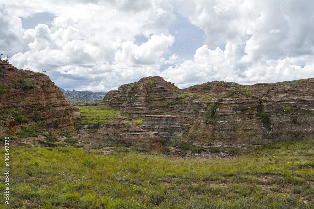 Naklejka premium Мадагаскар , Изало