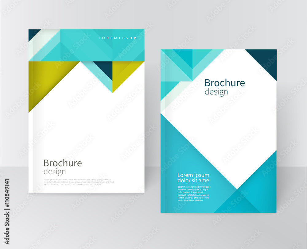 Brochure, leaflet, flyer, cover template. Modern Geometric Abstract background blue & green triangles. diagonal vertical composition minimalistic design concept/ vector-stock illustration 10 EPS. Brochure, leaflet, flyer, cover template. Modern Geometric Abstract background blue & green triangles. diagonal vertical composition minimalistic design concept/ vector-stock illustration 10 EPS.