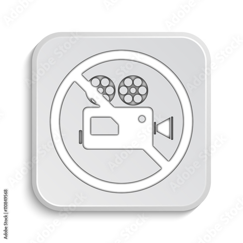 Forbidden video camera icon