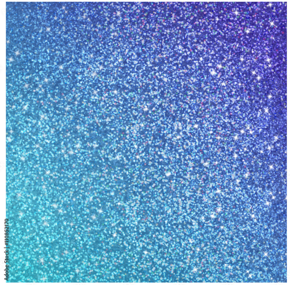 Blue glitter background, shiny texture