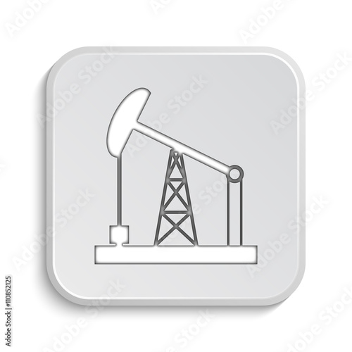Obraz na płótnie Oil pump icon w salonie