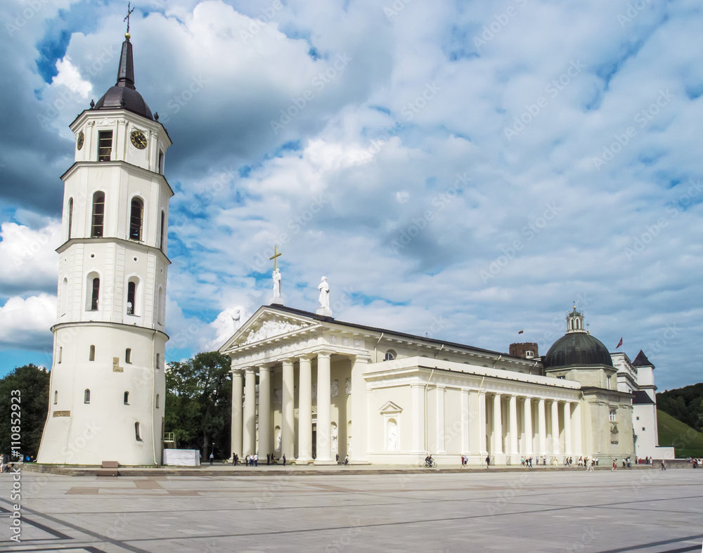 Vilnius, Lithuania - August 16, 2013. Cathedral of St. Stanislau