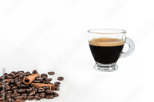 Plakat w ramie kawa espresso