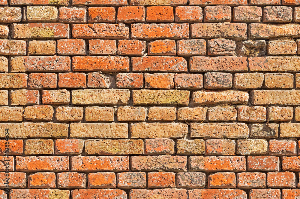Obraz premium Very old brick wall